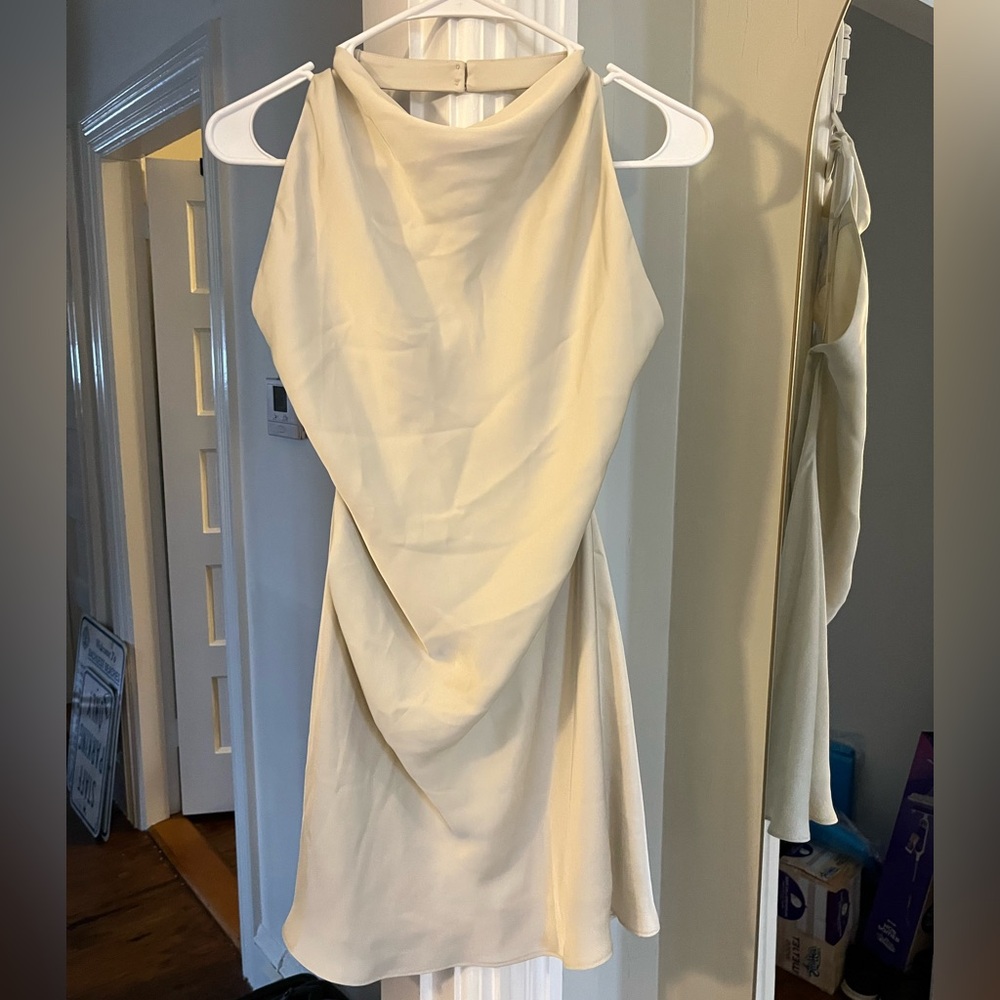 Aritzia Mini Cream Dress